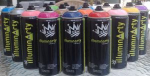 Illuminarty Spray cans